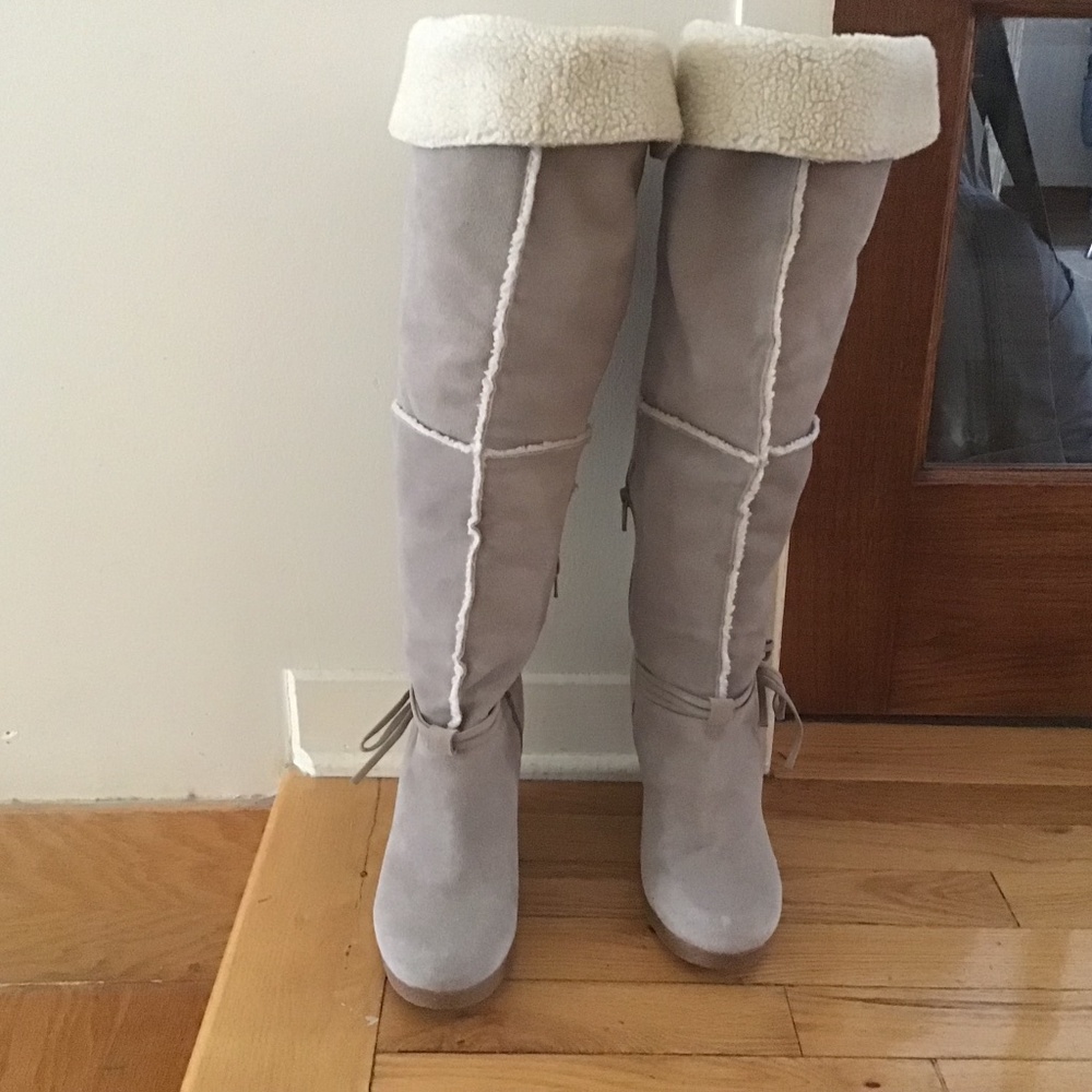Nine West leather winter boots